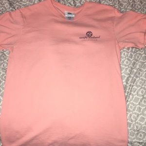 Peach Sinply Southern Shirt size small